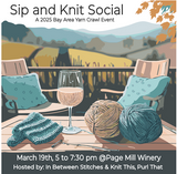 Bay Area Yarn Crawl Sip n Knits